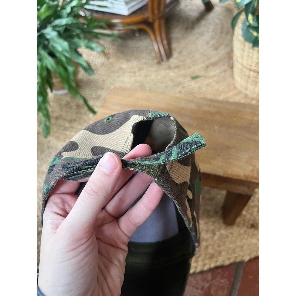 Vintage 90s Camo Camouflage Dad‎ Hat